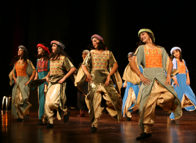 لمحة من العرض الراقص 