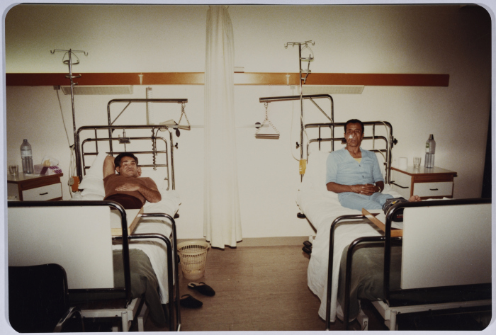 Two of the Injured People as a result of the Israeli War on Lebanon 1982 -1985  