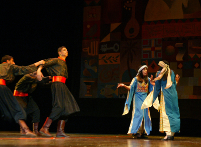 A Glimpse of the Shows Featured by el-Funoun on its 27TH Anniversary at the Cultural Palace in Ramallah  
