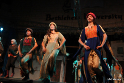 A Photograph of El-Funoun Troupe's Performances at the Right-to-Return Festival, Bethlehem, 2010-11