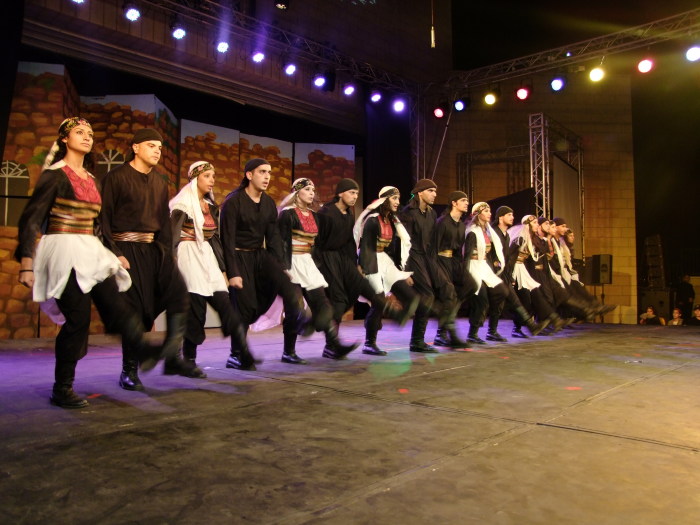 A Photograph of El-Funoun Troupe's Performances at the Right-to-Return Festival, Bethlehem, 2010-11