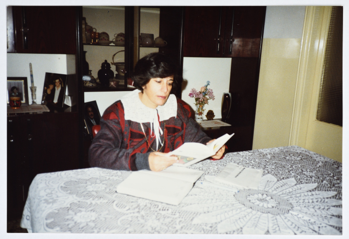 Zahira Kamal at her House, Beit Hanina, 1990