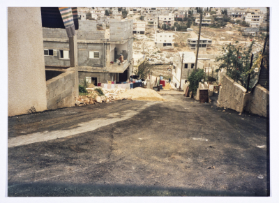 The paving project of Safafra Street in the city of Nazareth in 1987