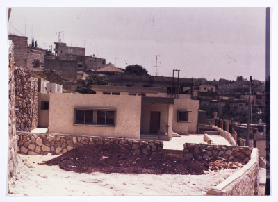 Project of the construction of Hay Al-Rum neighborhood kindergarten in Nazareth in 1986