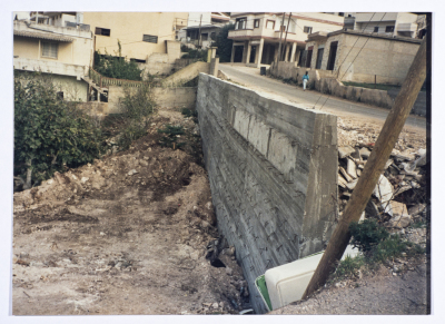 The construction of the wall of Medina in the city of Nazareth in 1987