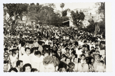 May 1st demonstration in the activities of the Israeli Communist Party in the city of Nazareth in 1971