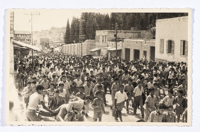 مظاهرة في مدينة الناصرة عام 1961 