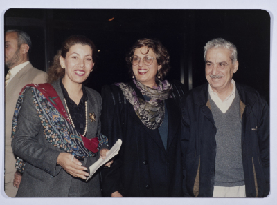 Tawfiq Ziad during participation in Cairo International Book Fair