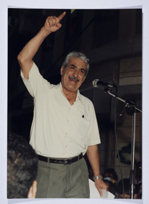 Tawfiq Ziad during participation in a national event