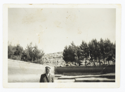 Abdel-Hafeth; father of Mahmoud Shukair, in Artas in 1955