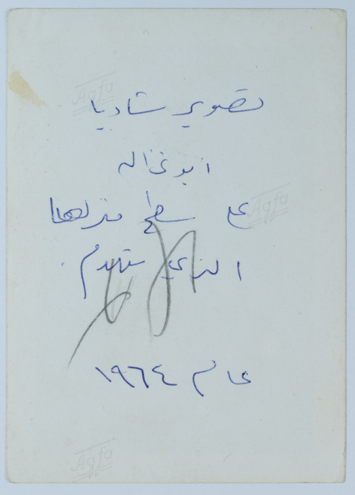 Majida al-Masry on the roof