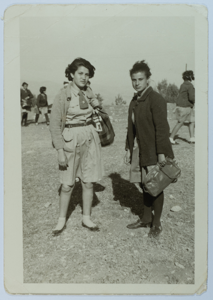 Majida al-Masry with Shadia Abu Ghazaleh