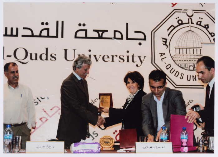 A workshop at al-Quds University