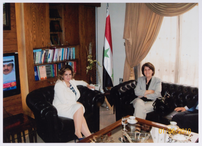 A meeting with the Syrian Ambassador of Social Affairs