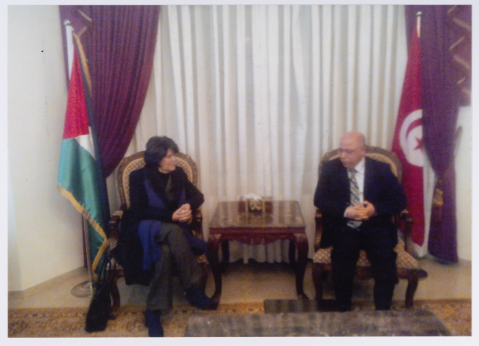 Meeting the Tunisian Minister of Social Affairs