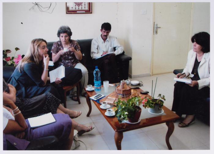 A meeting with an Italian delegation