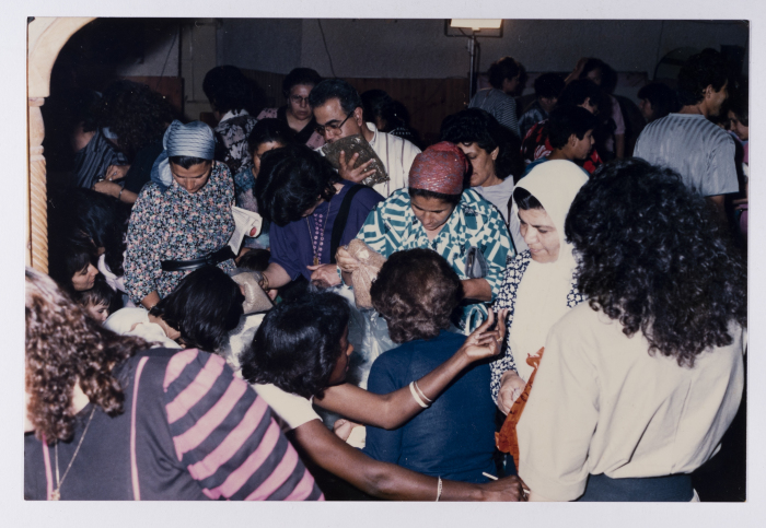 البازار الفلسطيني عام 1989
