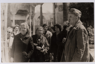 Women from the Soviet Union on a visit to Occupied Palestine