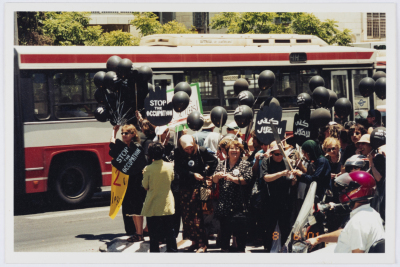 مظاهرة نساء بالسواد في القدس