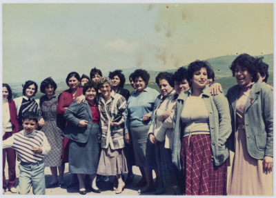 عضوات من الحركة النساء الديمقراطيات في لقاء قطري عام 1985