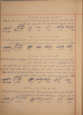 The Minutes of Sessions No. 89- 91 of the Salfit Municipal Council, 1961- 1962