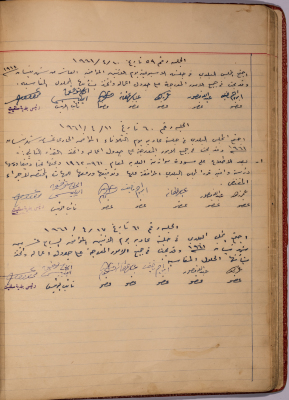 The Minutes of Sessions No. 59- 61 of the Salfit Municipal Council, 1961